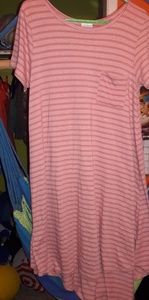 Med Lularoe Striped Pink Carly